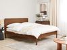 Bed Wood BOISSET 160 x 200 cm (EU King Size) Dark Brown