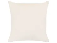 Set of 2 Decorative Cushions TRITELEIA 45 x 45 cm Velvet Yellow Floral Pattern_857872
