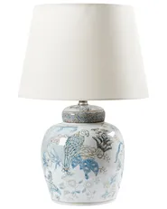 Table Lamp JAMAPA Porcelain White/ Blue_961364