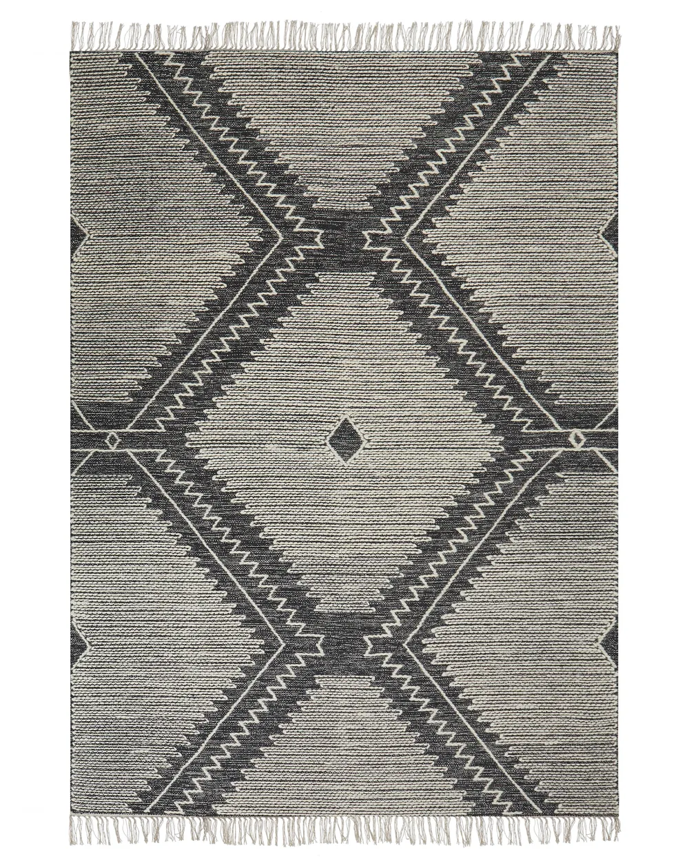 Matto ARBAA Musta 140 x 200 cm Puuvilla_848944