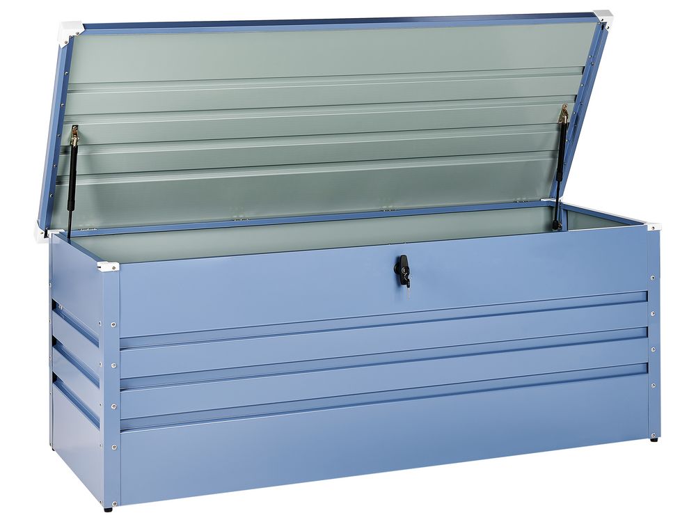 Storage Box CEBROSA 165 cm 70 cm Metal Blue