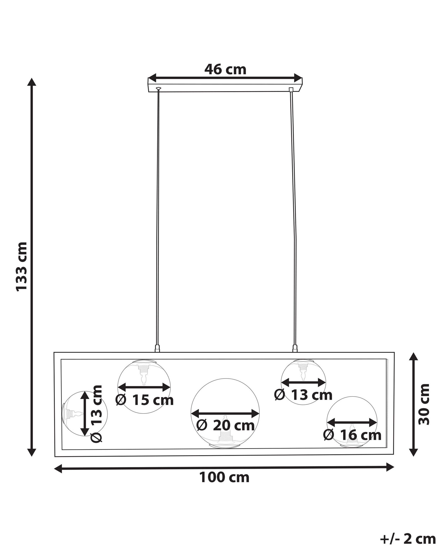 Pendant Lamp GEEHI Metal Brass_868610