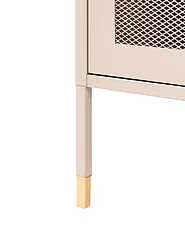 Nattbord OSSETT Metall Beige_1160944