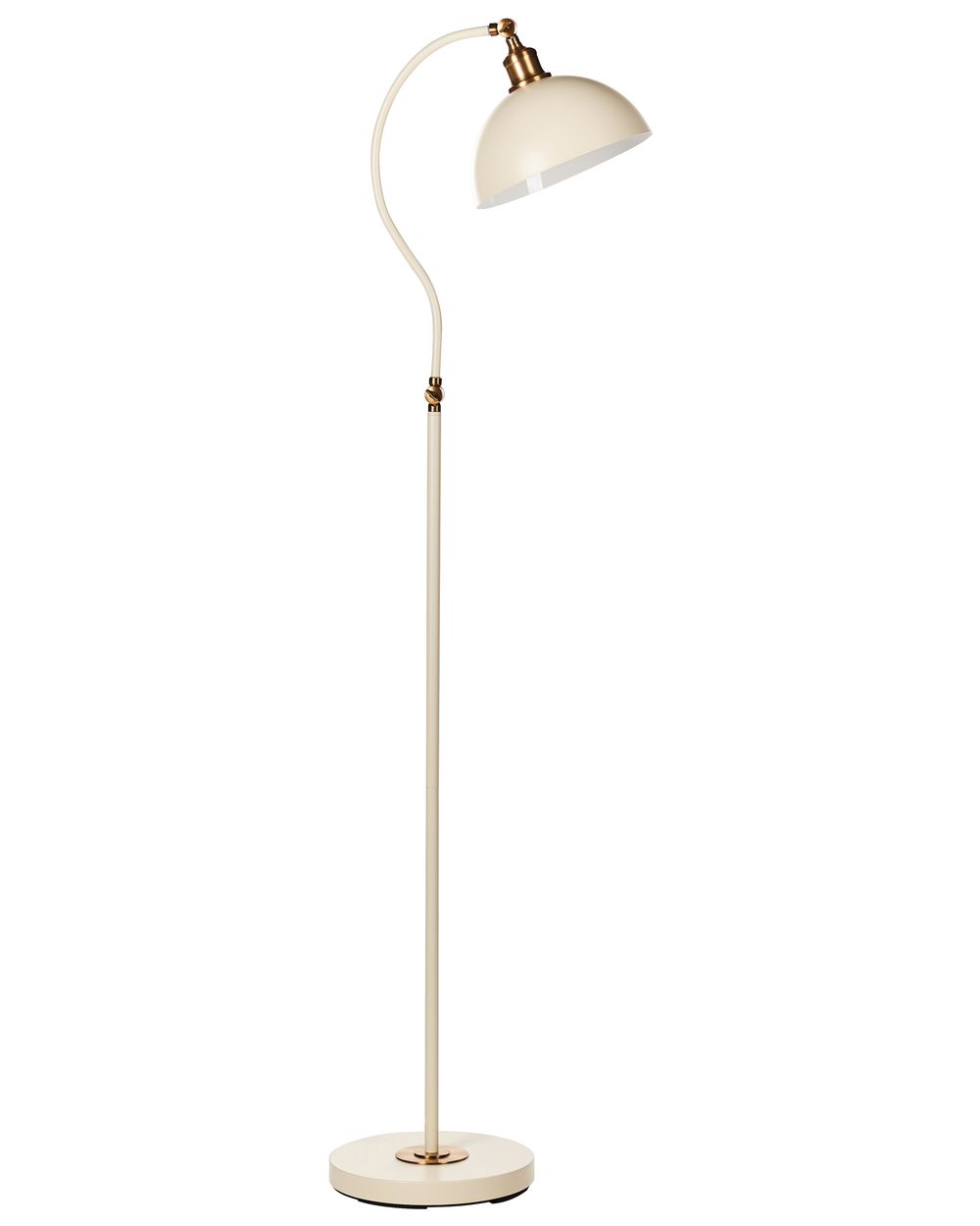 Golvlampa LENNON Justerbar Metall Ljusbeige