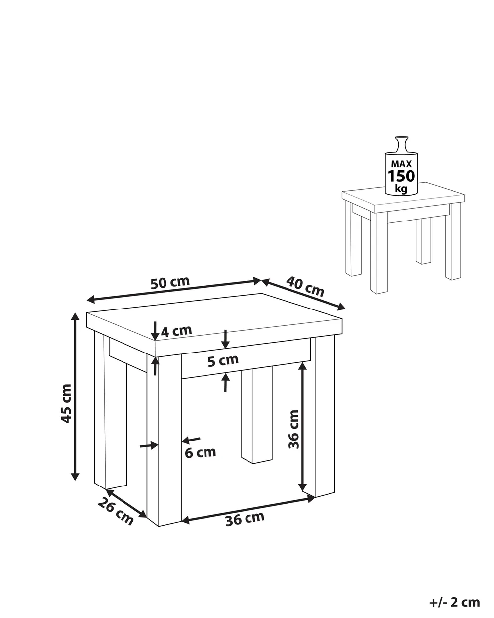 Garden Chair OSTUNI Concrete Grey_805456