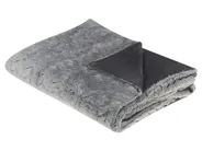 Blanket SARASWATI 150 x 200 cm Light Grey_842960