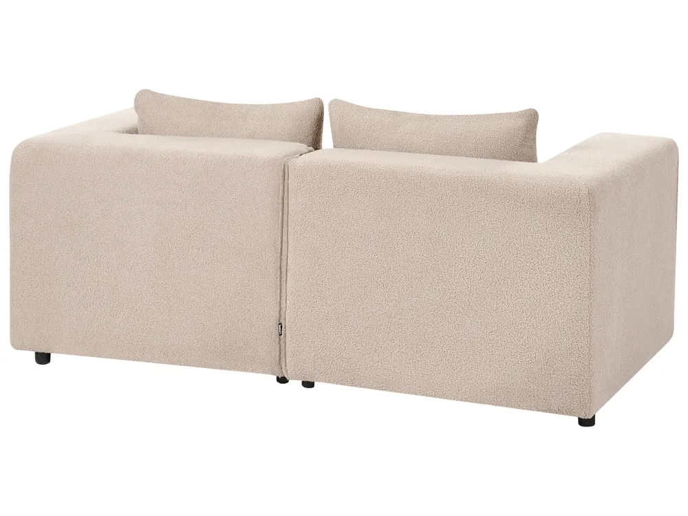 Modular Sofa 2 Seater AXEBO Boucle Beige_1076047