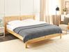 Bedspread RAGALA Cotton 200 x 220 cm Dark Grey