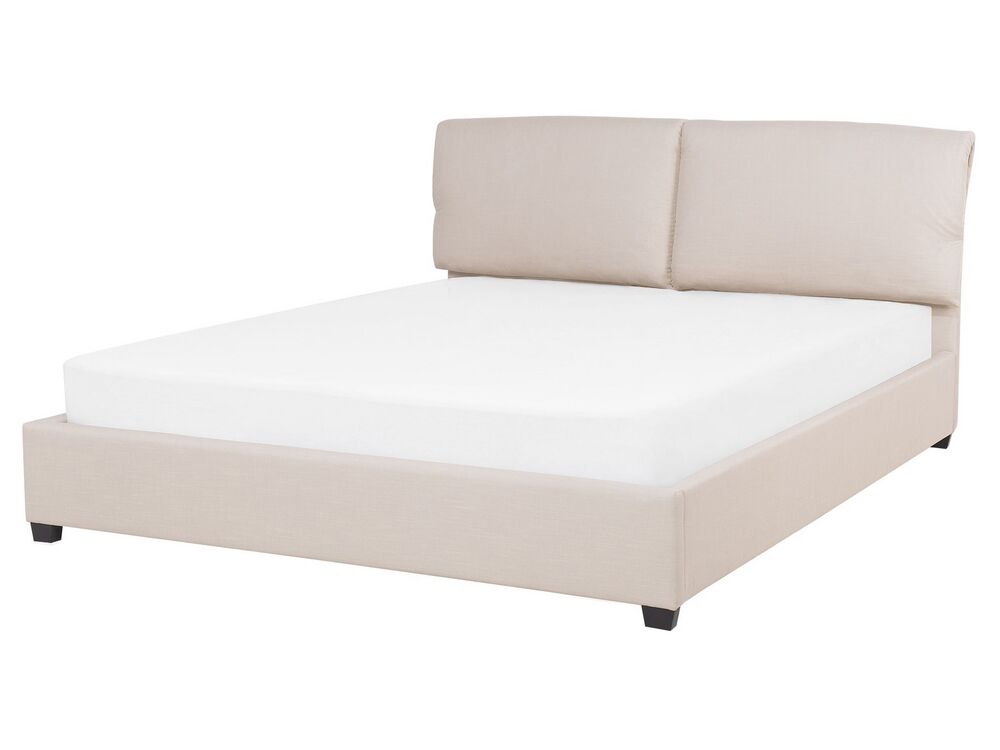 Bed Fabric BELFORT 160 x 200 cm (EU King Size) Light Beige