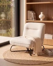 Armchair LINDAL Fabric Off-White_1072731