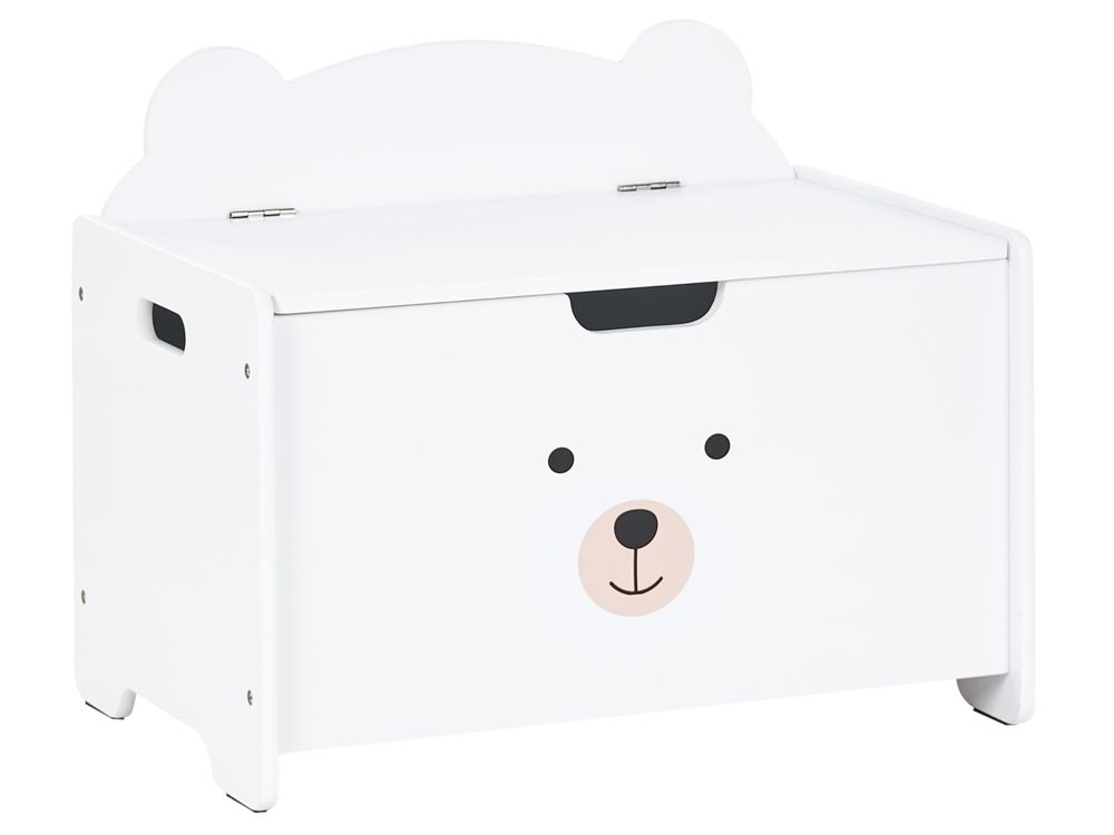 Lekekasse MIMILI 48 cm med benk Hvit