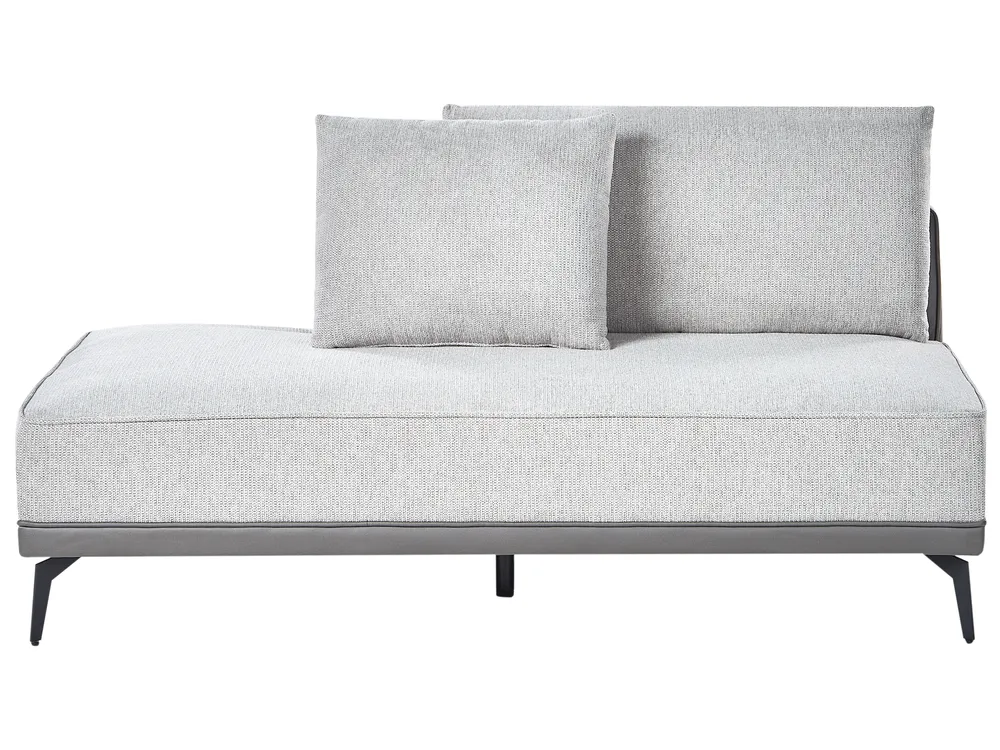 Corner Sofa 3 Seater MYKEN Fabric Light Grey Left Hand_952063