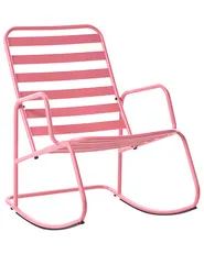 Garden Rocking Chair TURI Metal Pink_1020985