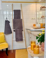 Towel Stand OTAVALO Bamboo Light Brown_1062674