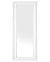 Väggspegel LUNEL 51 cm 141 cm Vit