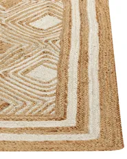 Rug MENGEN Beige 300 x 400 cm Jute_885040