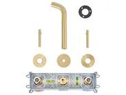 Wall Mounted Basin Mixer Tap ISHINCA Brass Gold_996060