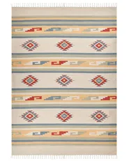 Matta APARAN Beige 200 x 300 cm Kelim Bomull_869643