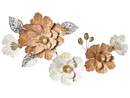 Wall Decor Flower CAESIUM Metal 95 cm Multicolour_1007292