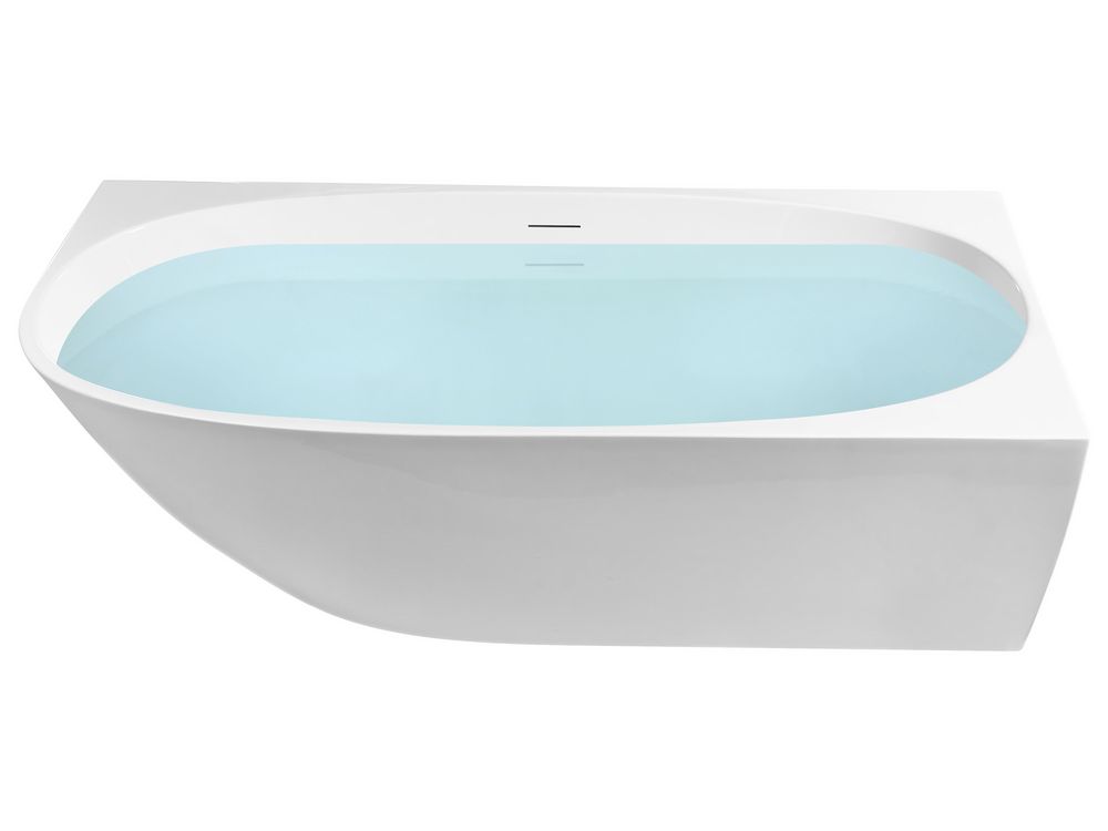 Hörnbadkar PARNAIBA 1700 x 800 mm Vit Vänstervänd