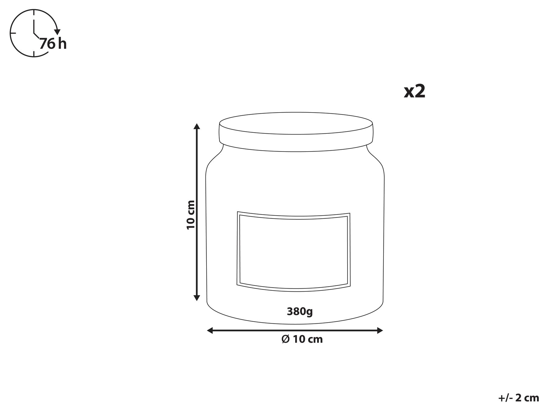 Doftljus 2-pack ABSOLUTE ALCHEMY Sojavax Fruktiga doftnoter Friska doftnoter_874952