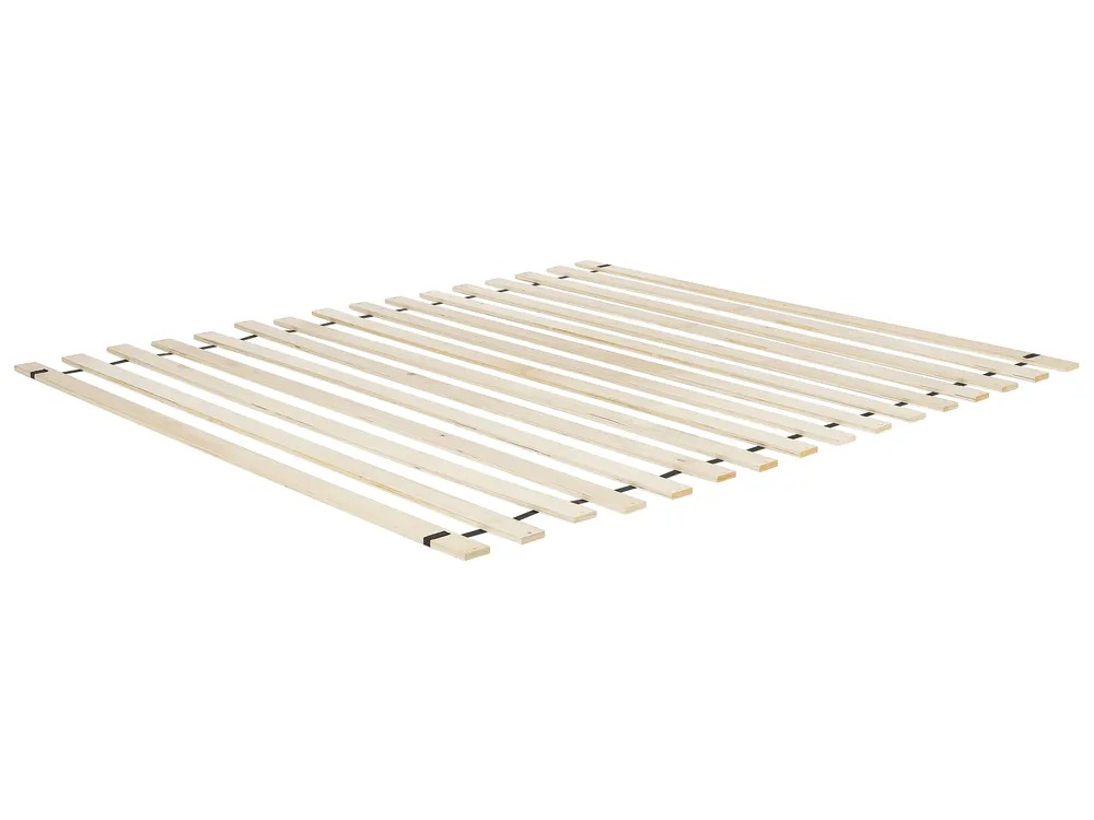 Säng med lamellram  LINARDS 160 x 200 cm Off-White_1024308