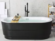 Kylpyamme vapaasti seisova EMPRESA 170 x 80 cm Musta_785194