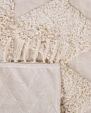 Rug DIDIM Beige 160 x 230 cm Cotton_817672