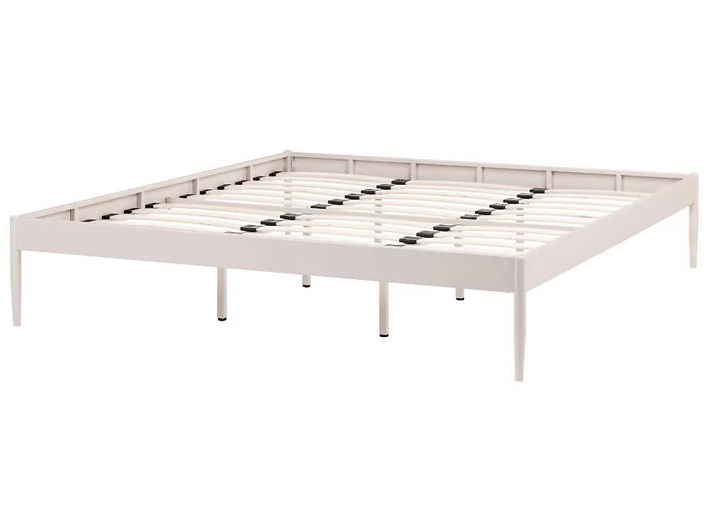 Sänky Metalli VAURS 180 x 200 cm Vaaleanbeige_1165405