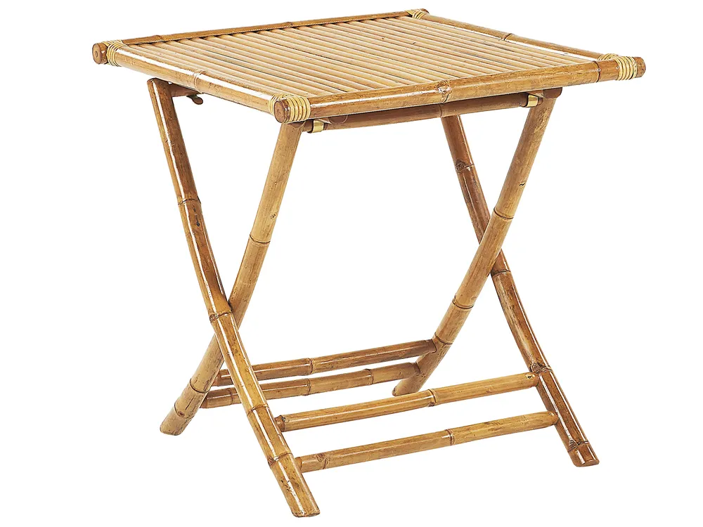 Bistro Set Folding ATRANI/MOLISE Bamboo Light Brown_809639