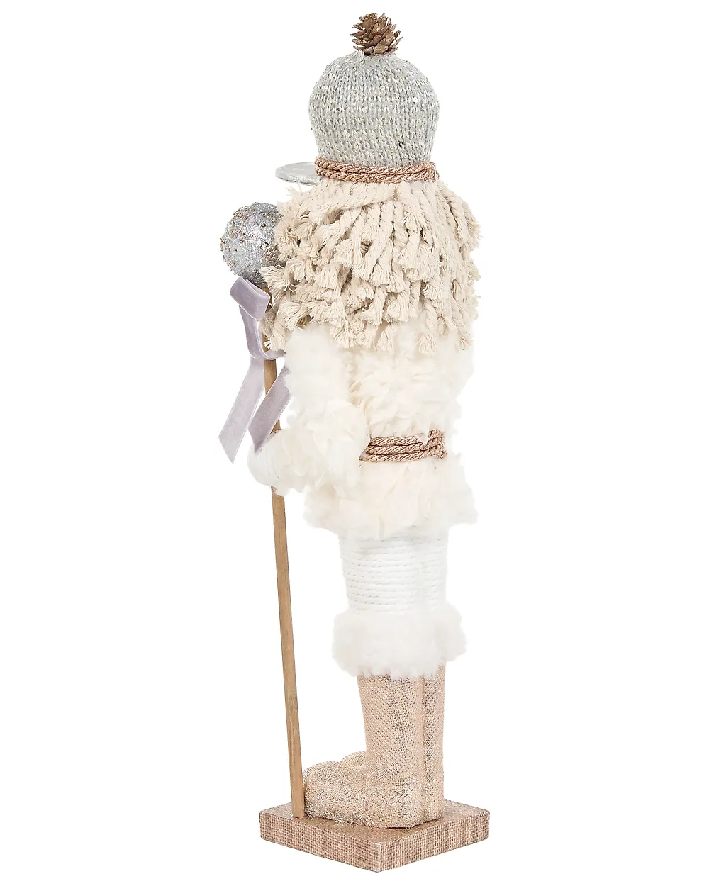 Koristesetti 2 kpl ALANIEMI 52/79 cm Pähkinänsärkijä Beige_1156637