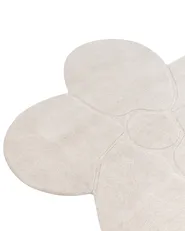 Matta KOKKINI Ljusbeige ø 140 cm Ull_1059508