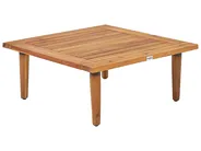 Garden Lounge Set with Table 2 Seater FRASCATI Modular Certified Acacia Wood Off-White_919553