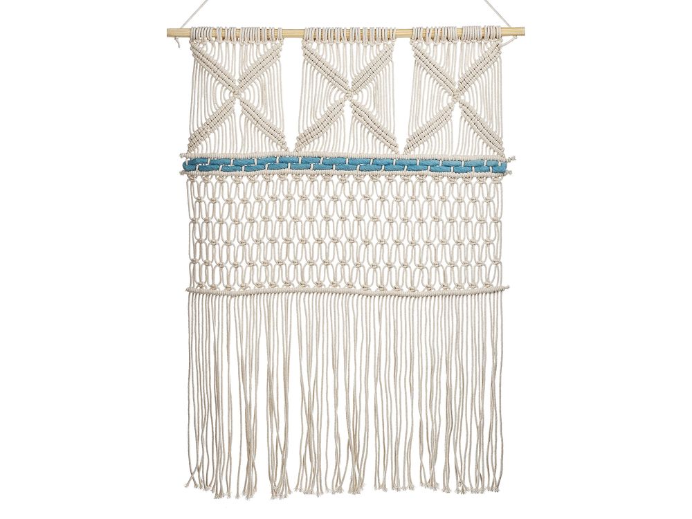 Fabric Wall Hanging KALADY 141 cm Cotton Beige