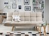 Sofa Bed 2 Seater INGARO Fabric Beige