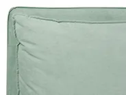 Ottoman Bed BAJONNA Velvet Mint Green 180 x 200 cm (EU Super King)_871307
