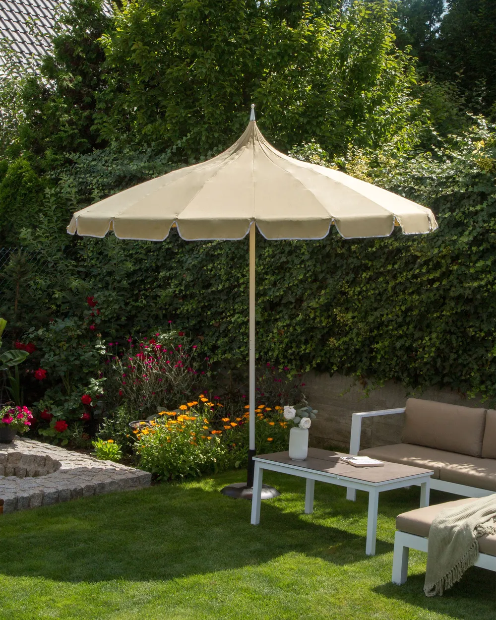 Market Parasol 245 cm MINOA Beige