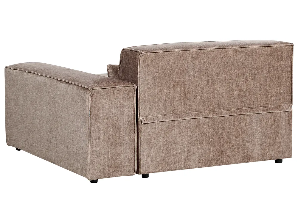 Modular Sofa 2 Seater HELLNAR Fabric Light Brown_912225