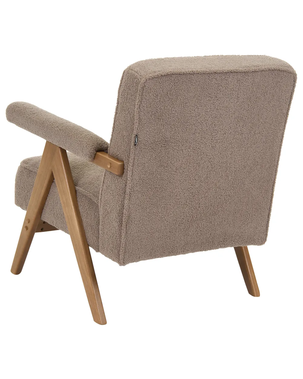 Fåtölj EVJE Bouclé Taupe_1098725