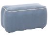 Upholstered Bench JUNO Fabric Light Blue