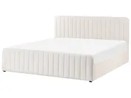 Ottoman Bed LUNAN Boucle White 180 x 200 cm (EU Super King)_1048380