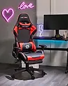 Gaming Chair VICTORY Faux Leather Red