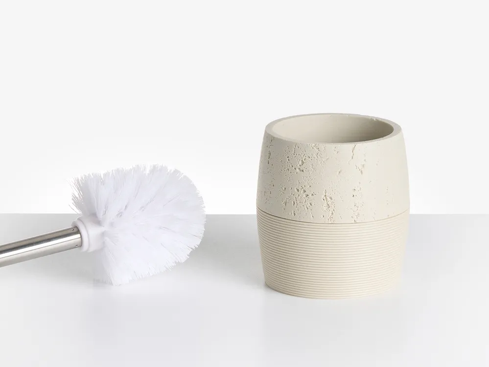 5-Piece Bathroom Accessories Set YARAPA Light Beige_996851