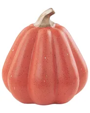 Set of 2 Figurines Pumpkin CHALKIDA Orange_846361