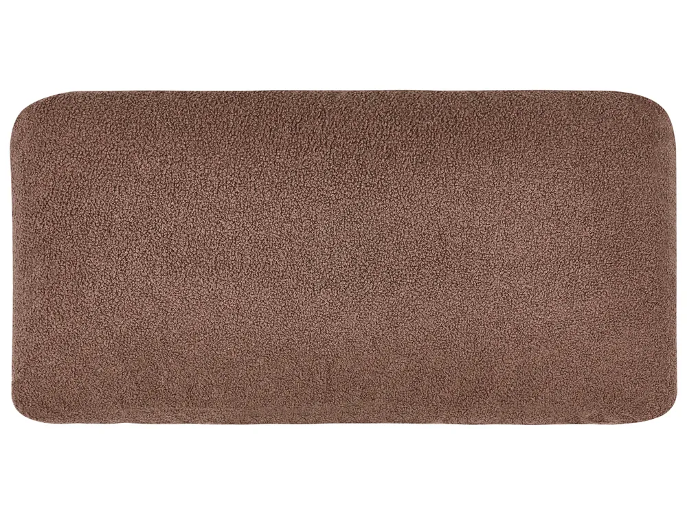 Bäddsoffa 3-sits VAXHOLM med förvaring Bouclé Brun_1026762
