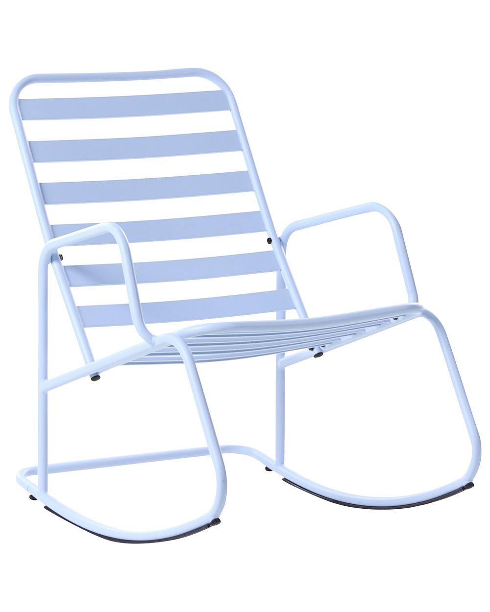 Garden Rocking Chair TURI Metal Light Blue