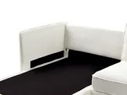 Corner Sofa 3 Seater ALTAN Boucle Off-White Right Hand_951311