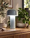 LED-pöytävalaisin langaton BESOS himmennettävä Metalli Harmaa