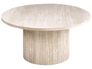 Coffee Table AMMON Travertine Effect_986946