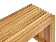Trädgårdsbänk BELLANO 105 cm Akaciaträ Brun_922031